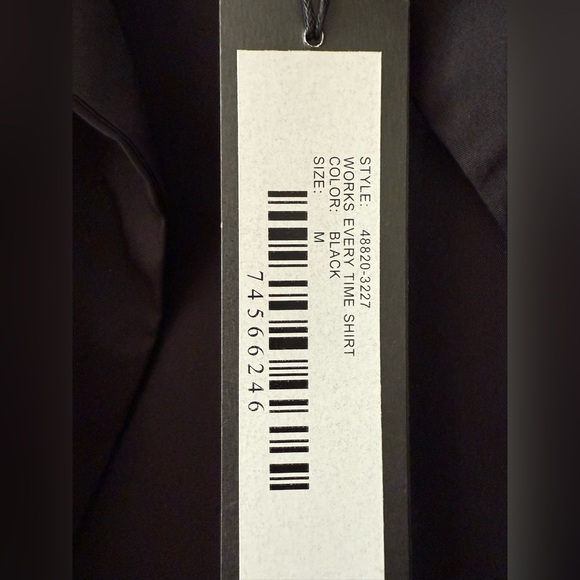 Stella Carakasi „Works Every Time“ Black Button Down Shirt, Size M - Picture 6 of 9